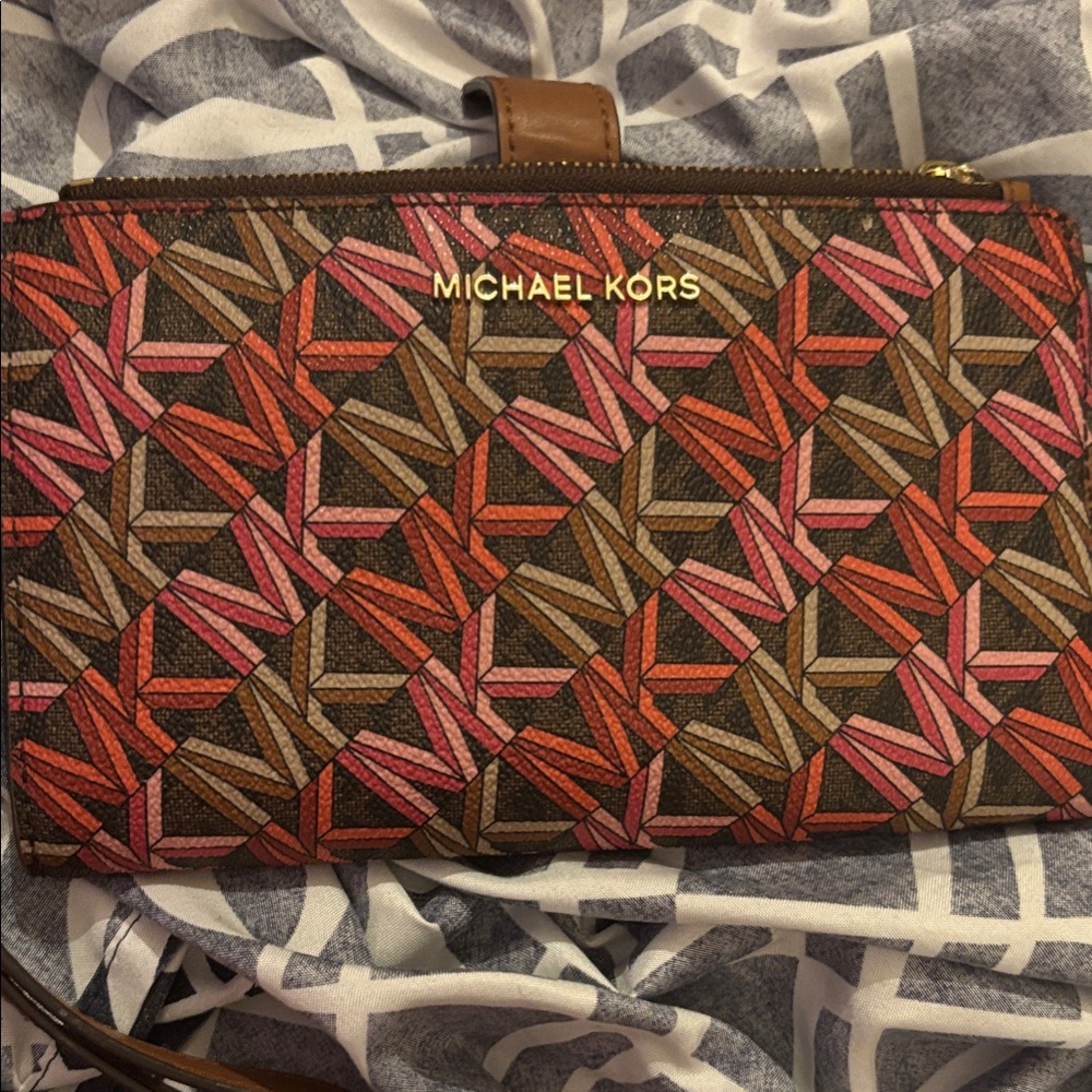 Michael Kors Brown Leather Wallet